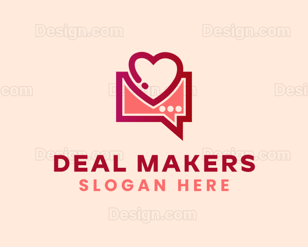 Dating Message Chat Logo