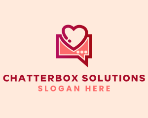 Heart Message Chat logo