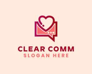 Heart Message Chat logo