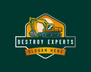 Excavator Demolition Machinery logo
