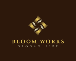 Premium Flower Decor  logo design