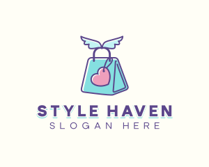 Shopping Bag Parcel logo design