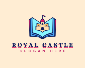 Castle Book Education logo design