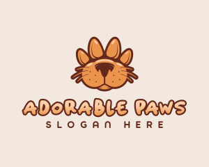 Animal Dog Paw logo design