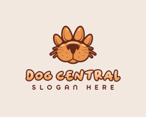 Animal Dog Paw logo design