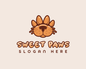 Animal Dog Paw logo design