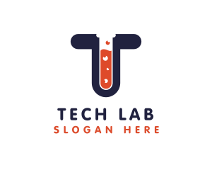 Blue T Lab logo design