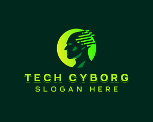 Cyber Technology Android logo design