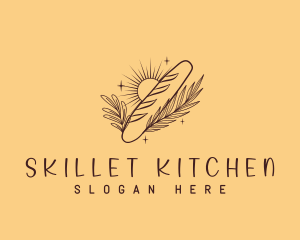 Pastry Bread Baguette logo design