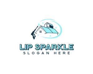 Pressure Washer Home Cleaner logo design