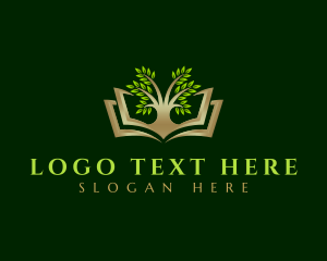 Tree Book Plant logo