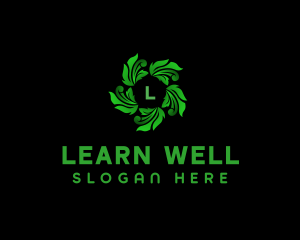 Nature Leaf Wellness logo design