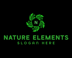 Nature Leaf Wellness logo design