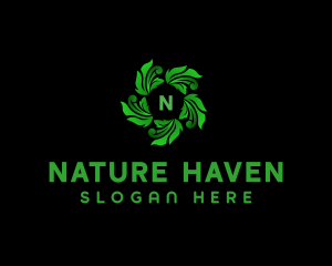 Nature Leaf Wellness logo design