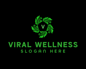 Nature Leaf Wellness logo design