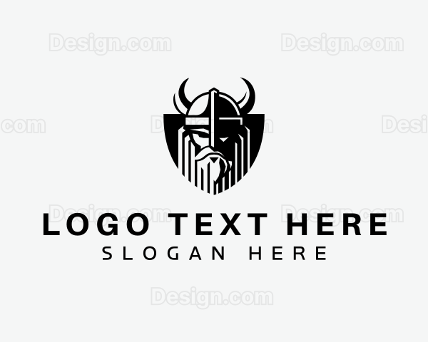 Viking Medieval Warrior Logo