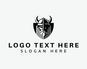 Viking Medieval Warrior logo