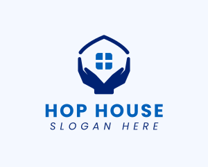 House Hand Care  logo design