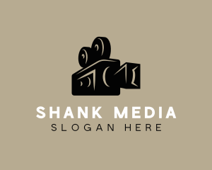 Vintage Media Camera logo design