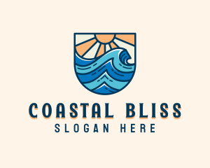 Ocean Surfing Waves logo