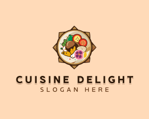 Cuisine Vegetable Gourmet logo design