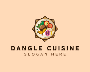 Cuisine Vegetable Gourmet logo design