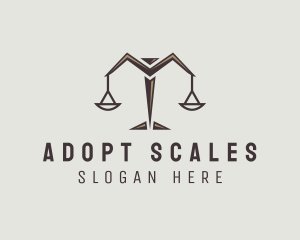 Legal Judiciary Scale  logo design