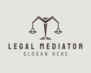 Legal Judiciary Scale  logo design