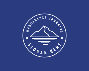 Mountain Summit Hiking  logo design