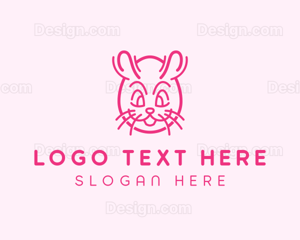 Easter Bunny Rabbit Logo