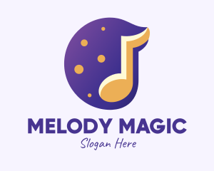 Music Space Galaxy logo design