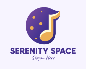 Music Space Galaxy logo design