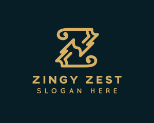 Fashion Style Letter Z logo design