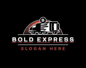 Delivery Truck Express logo design