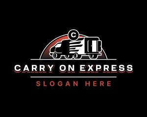 Delivery Truck Express logo design