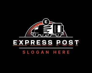 Delivery Truck Express logo design