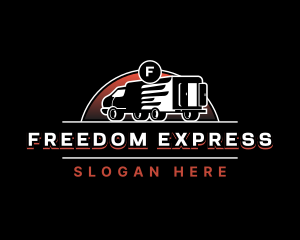 Delivery Truck Express logo design