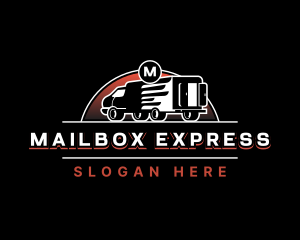 Delivery Truck Express logo design