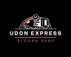 Delivery Truck Express logo design