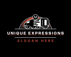 Delivery Truck Express logo design