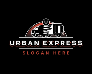 Delivery Truck Express logo design