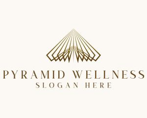 Luxe Pyramid Triangle logo design