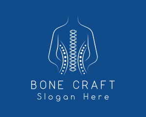 Human Spine Chiropractor logo