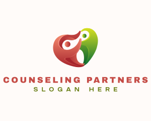 Partner Couple Heart logo