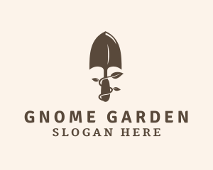 Brown Garden Trowel  logo design