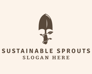 Brown Garden Trowel  logo