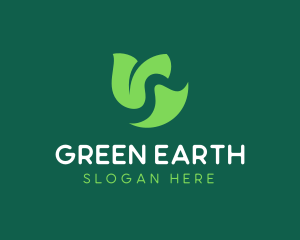 Abstract Environmental Symbol logo design