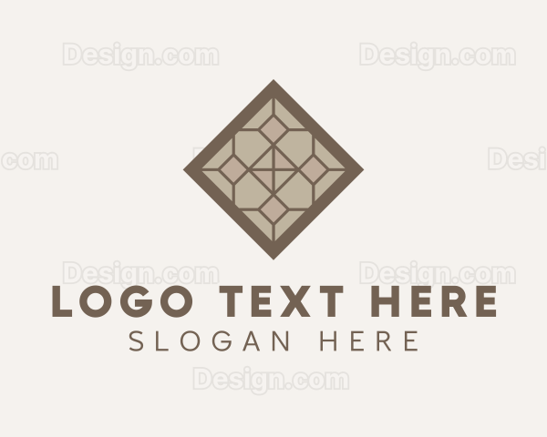 Brown Pattern Tile Logo