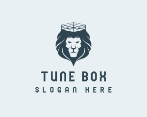 Lion Boxing Fight logo design