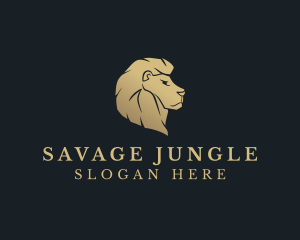 Jungle Animal Lion logo design